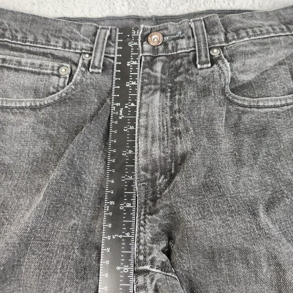 Urban Pipeline Jeans Men' 32x32 Black Straight Slim Denim Cotton Stretch Gothic - Picture 4 of 11